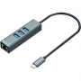 Разветвитель USB-C Origo OU330N 3порт. серый (OU330N/A1A) img