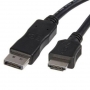 Кабель аудио-видео Buro DisplayPort (m)/HDMI (m) 1.8м. позолоч.конт. черный (BHP RET HDMI_DPP18) img